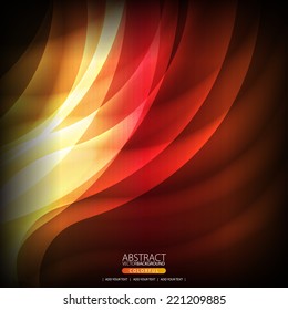 Fiery abstract background for design