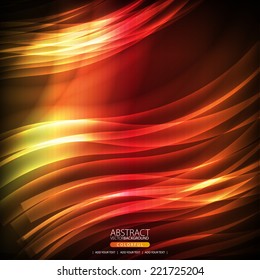 Fiery abstract background for design