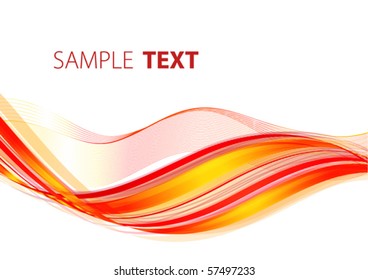 Fiery Abstract Background Vector Stock Vector (Royalty Free) 57497233 ...