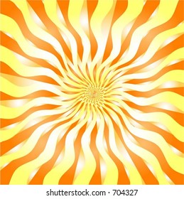 Fiery background - vector