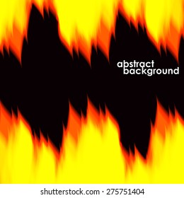 Fiery background. Vector illustration. Eps 10