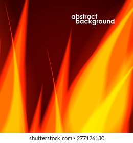 Fiery background. Vector illustration. Eps 10