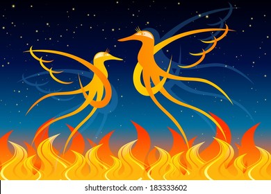 Fiery Birds