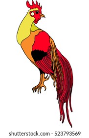 Fiery cock
