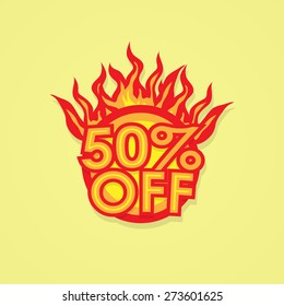 Fiery discount.