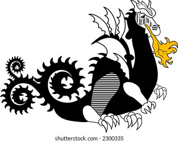 fiery dragon series (short tail)