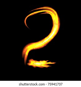 Fiery figure