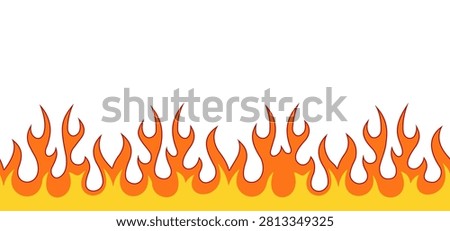 Fiery flame illustration vector art, burning fire design, hot energy symbol, blazing heat graphic, abstract flame artwork background