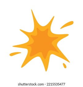 Fiery flash Party Celebration Element. Vector illustration
