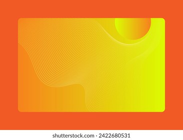 Fiery Flow, Red Background with Dynamic Curves