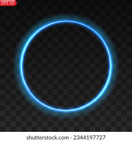 Fiery light circles glow effect, sparkling golden glitter