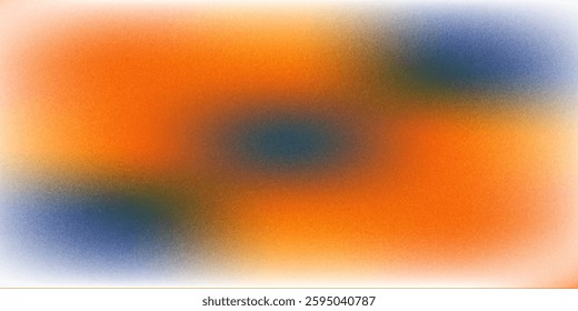 Fiery red brown burnt orange copper black abstract background. Geometric shape. Color gradient. 3d effect. Noise rough grungy grain. Neon light metallic.