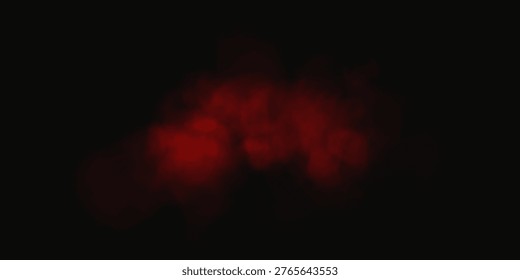 Fiery Red Smoke Explosion Effect Background.