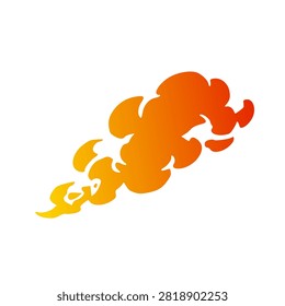 Fiery Smoke Cloud Puff Blast Effect Design