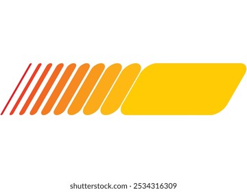 Padrão listrado de fogo. Para carro esportivo, barco, moto, sportswear, brinquedo, Vetor elemento de design. Vetor de fundo moderno. Inserir para texto
