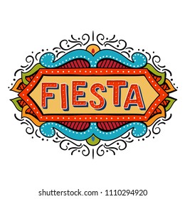 Diseño de pancarta y póster de Fiesta. Cartel de Fiesta en formato vectorial.