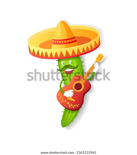 Fiesta Cinco De Mayo Festival Mexican Stock Vector Royalty Free 1363122965