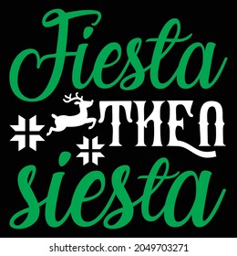 Fiesta then Siesta, Design and Vector file