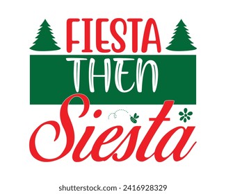 fiesta then siesta typography design