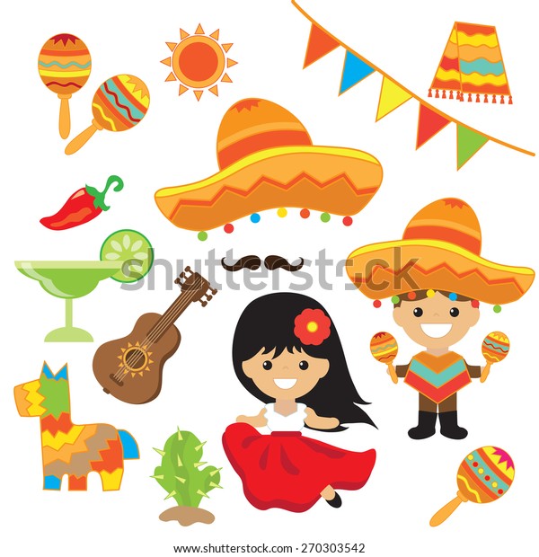 Fiesta Vector Illustration Stock Vector (Royalty Free) 270303542 ...