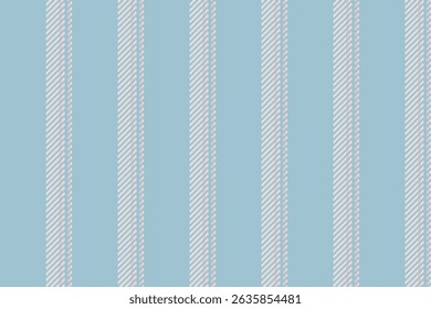 Fiesta vertical texture pattern, modern stripe lines fabric. Veil textile vector seamless background in light and white colors palette.