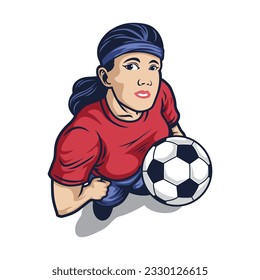 fifa womens world cup vector illustration