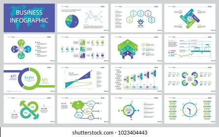 Fifteen Business Goals Slide Templates Set