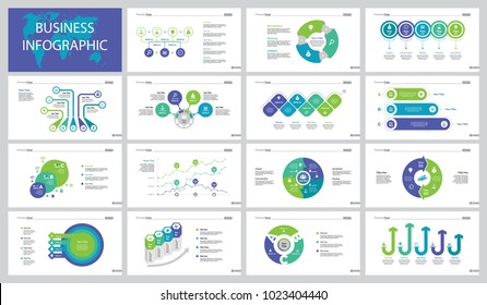 Fifteen Business Processes Slide Templates Set