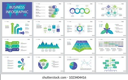 Fifteen Comparison Slide Templates Set