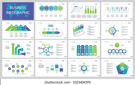 Fifteen Economics Slide Templates Set