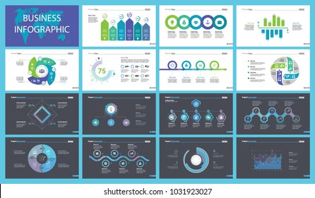 Fifteen Economics Slide Templates Set