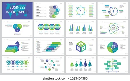 Fifteen Insurance Slide Templates Set