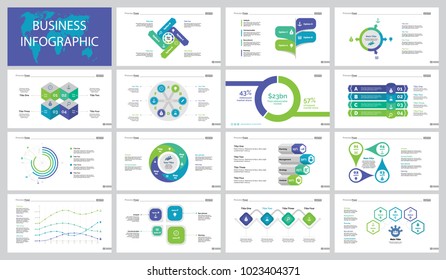 Fifteen Management Slide Templates Set