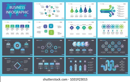 Fifteen Management Slide Templates Set