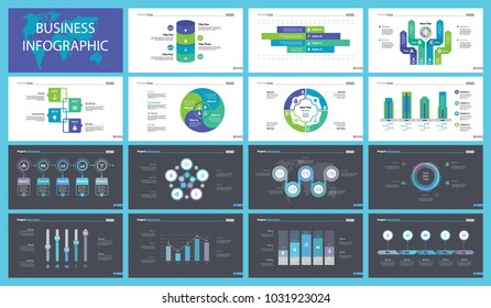 Fifteen Marketing Slide Templates Set