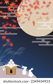 Fifteen Nights Moon Viewing Silver Grass  Background