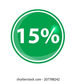 fifteen percent, isolated 15%