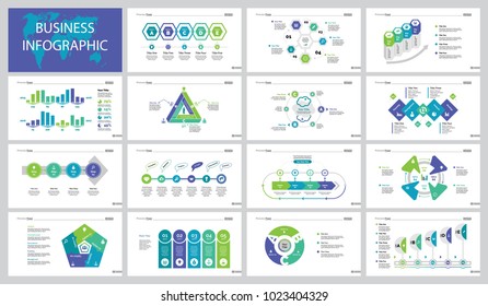 Fifteen Startup Slide Templates Set