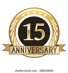 Fifteen Year Anniversary Seal