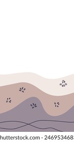 Quinta Abstractas Cubierta de Formas fluidas oscuras de degradado púrpura. Fondos de Vertical de colección con diferentes Formas onduladas
