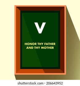 Fifth commandment of God - HONOR THY FATHER AND THY MOTHER