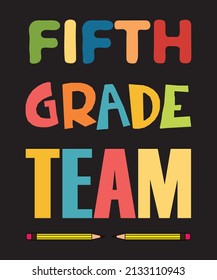 FIFTH GRADE TEAM T-SHIRT DESIGN