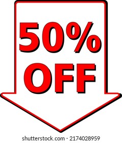 FIFTH PERCENT DISCOUNT 50% OFF