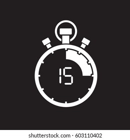 fifth teen minute stop watch countdown