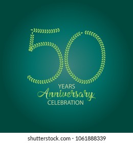 Fiftieth anniversary logo