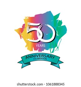 Fiftieth anniversary logo