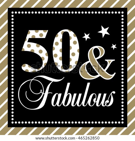 year new sticker vector happy Card Vector Anniversary Fifty Birthday Fabulous Stock