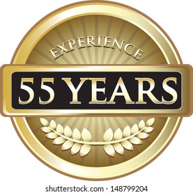 Fifty Five Years Experience Gold Award