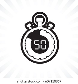 fifty minute stop watch countdown