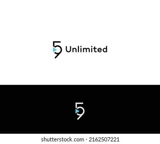 fifty nine Number Logo Design vector Template